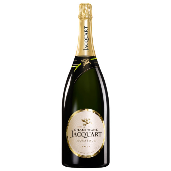Champagne Jacquart Mosa&iuml;que Signature Brut &ndash; Gelaagd, stijlvol en vol karakter Smaakrijke Champagne met finesse, diepte en verleidelijke spanning. De Jacquart Mosa&iuml;que Signature Brut is een rijke en complexe Champagne, waarin elegantie en kracht perfect samenkomen. In de neus openen aroma&rsquo;s van kamperfoelie, oranjebloesem en een verfijnde kalksteenmineraliteit. Daarna volgen diepere tonen van brioche, hazelnoot, karamel, honing, meringue en amandelspijs. De smaak is vol en geconcentreerd, met een levendige frisheid van citroen en pompelmoes die zorgt voor spanning en balans. De afdronk is lang, hartig en verfrissend &ndash; een prachtige expressie van het Champagne-terroir. Smaakprofiel Kamperfoelie &middot; Oranjebloesem &middot; Brioche &middot; Hazelnoot &middot; Honing &middot; Citrus &middot; Mineraliteit Wijn & Spijs Een ultieme eet-Champagne. Perfect bij gravad lax zalm met citroen, schelp- en schaaldieren (zoals kreeft, gamba&rsquo;s en coquilles), of gegratineerde oesters. Ook subliem bij kalfsvlees met knapperige groenten. Past goed bij: schelp- en schaaldieren &middot; zalm &middot; kalfsvlees Herkomst & Details Land: Frankrijk Regio: Champagne Producent: Champagne Jacquart Cuv&eacute;e: Mosa&iuml;que Signature Brut Druiven: Chardonnay &middot; Pinot Noir &middot; Pinot Meunier Stijl: Brut &middot; Complex &middot; Elegant Serveertemperatuur: 8&ndash;10&deg;C Alcoholpercentage: &ndash; (optioneel invullen) Waarom deze Champagne kopen? ✅ Gelaagde, gastronomische Champagne met diepte en frisheid ✅ Van het gerenommeerde huis Champagne Jacquart ✅ Perfecte balans tussen brioche-rijpheid en citrusfrisheid ✅ Ideaal als aperitief of eet-Champagne bij verfijnde gerechten