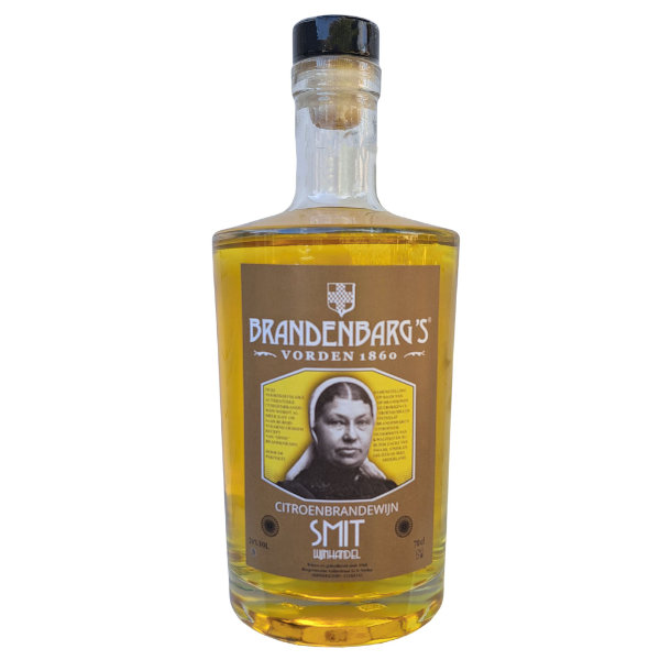 Brandenbarg&rsquo;s Citroentje &ndash; Citroen Brandewijn Deze voortreffelijke Brandenbarg&rsquo;s Citroentje wordt al meer dan 160 jaar gemaakt volgens &ldquo;Opoe&rdquo; Brandenbarg&rsquo;s geheime recept. Een rijk, bijna &ldquo;dik&rdquo; citroenbrandewijntje dat zacht, rond en vol van smaak is, met een heerlijk verfrissende afdronk. Niet voor niets wordt Citroentje ook wel de Achterhoekse Limoncello genoemd. Smaak & Karakter Zacht, vol en rond Intens citroenaroma Verfrissende, zuivere afdronk Gemaakt van de fijnste brandewijn en de beste Citroenkwast Serveertips Goed gekoeld na de maaltijd Als aperitief on the rocks Als sprankelende cocktailbasis: met Cava met Spumante of met echte Achterhoekse Bubbels Een absolute aanrader! Uniek & Geliefd Een streekklassieker die inmiddels in heel Nederland geliefd is &ndash; puur vakmanschap met een authentieke Achterhoekse ziel.