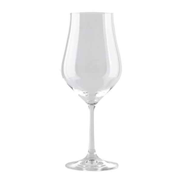 Crystalex Tulipa Bordeauxglas Middel 450 ml Geniet van Elegante Wijnsessies Het Tulipa Bordeauxglas Middel 450 ml is perfect voor liefhebbers van wijn die op zoek zijn naar een verfijnde drinkervaring. Met dit glas geniet je van het volle aroma en de smaak van je favoriete Bordeaux-wijnen. De elegante vorm en de middelgrote inhoud van 450 ml zorgen voor een optimale beleving bij elke slok. Laat jezelf onderdompelen in de wereld van wijndrinken en voeg een vleugje klasse toe aan je avond met deze prachtige glazen. Duurzaam en Stijlvol Design De Tulipa Bordeauxglazen zijn gemaakt van hoogwaardig Crystalex glas, waardoor ze duurzaam zijn en lang meegaan. Het heldere glas en de slanke steel geven deze glazen een tijdloze uitstraling die perfect past bij elke tafelschikking. Of je nu een informeel diner hebt met vrienden of een romantisch avondmaal voor twee, deze glazen voegen een vleugje elegantie toe aan elke gelegenheid. Bovendien zijn ze vaatwasserbestendig, waardoor ze eenvoudig te reinigen zijn en keer op keer weer stralen. Perfect Cadeau voor Wijnliefhebbers Op zoek naar een uniek cadeau voor een wijnliefhebber? De Tulipa Bordeauxglazen Middel 450 ml zijn het perfecte geschenk. Laat je geliefden kennismaken met de verfijnde smaak van Bordeaux-wijnen en geef ze een stijlvolle toevoeging aan hun glaswerkcollectie. Of het nu voor een verjaardag, jubileum of speciale gelegenheid is, deze glazen zullen zeker in de smaak vallen en jarenlang van genoten worden. Geef iets speciaals en onvergetelijks met deze prachtige glazen.