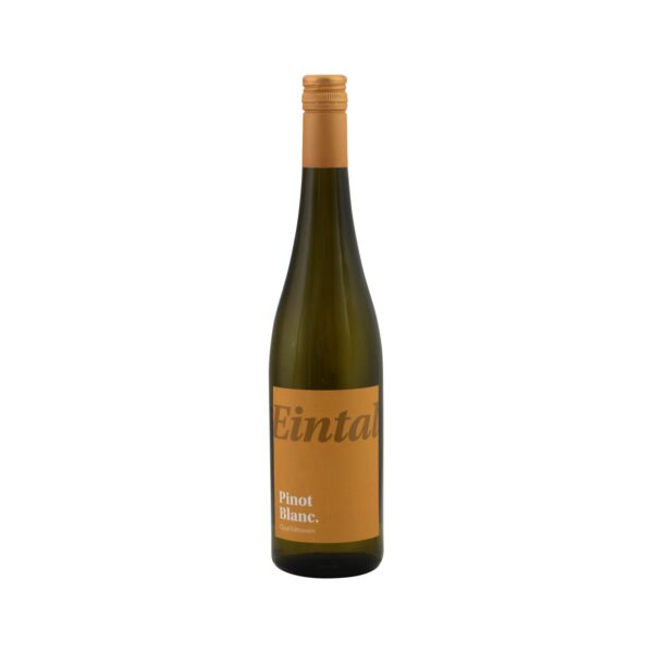 Eintal Pinot Blanc (Weissburgunder) &ndash; Frisse en verfijnde witte wijn uit Duitsland Elegant, harmonieus en veelzijdig &ndash; de perfecte Pinot Blanc uit de zonnige Pfalz. Deze Eintal Pinot Blanc, ofwel Weissburgunder, komt uit de Pfalz &ndash; een van de warmste en meest zonrijke wijnregio&rsquo;s van Duitsland. Dankzij het milde klimaat rijpen de druiven langzaam en gelijkmatig, wat zorgt voor een wijn met sappigheid, finesse en balans. In de geur en smaak herken je peer, appel en perzik, aangevuld met frisse citrus, amandel en een vleugje witte bloesem. De wijn heeft een licht romig mondgevoel, ondersteund door verfijnde zuren en minerale frisheid. Harmonieus, elegant en uitnodigend &ndash; een wijn die bij elke gelegenheid past. Smaakprofiel Peer &middot; Appel &middot; Perzik &middot; Citrus &middot; Amandel &middot; Witte bloesem &middot; Frisse mineraliteit Wijn & Spijs Perfect als aperitief, maar ook heerlijk bij Hollandse asperges, rauwkost, of een Caesar salade. Een veelzijdige Duitse witte wijn die uitstekend past bij lichte gerechten of zomerse momenten. Herkomst & Details Land: Duitsland Regio: Pfalz Druif: Pinot Blanc (Weissburgunder) Serveertemperatuur: 8&ndash;10&deg;C Alcoholpercentage: &ndash; (optioneel invullen) Waarom deze wijn kopen? ✅ Verfijnde en frisse Pinot Blanc uit de Pfalz ✅ Veelzijdig inzetbaar &ndash; van aperitief tot diner ✅ Perfecte aspergewijn of begeleider van lichte gerechten ✅ Elegant, harmonieus en heerlijk doordrinkbaar