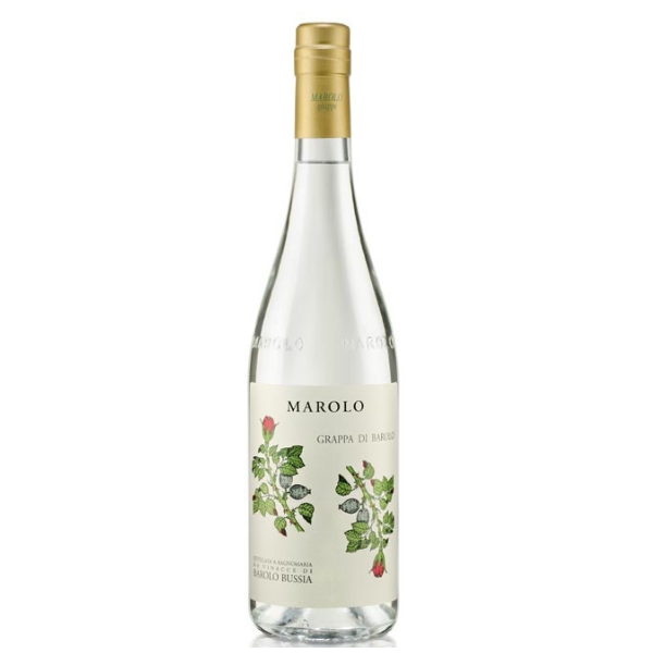 Marolo Di Moscato Grappa &ndash; Itali&euml; Aromatische, elegante grappa van de beroemde Moscato-druif. De Marolo Di Moscato Grappa is een verfijnde Italiaanse grappa, gestookt uit de vinacce van Moscato-druiven. Deze grappa staat bekend om zijn delicate bloemige en fruitige aroma&rsquo;s, zachtheid en elegante complexiteit. Na distillatie volgt een korte rustperiode om de smaken volledig te laten samensmelten, waardoor een harmonieus en plezierig distillaat ontstaat. Smaakprofiel Druivenbasis: Vinacce van Moscato-druiven Kleur: Helder, licht goud Aroma&rsquo;s: Bloesem, muskaat, lichte fruittonen Smaak: Zijdezacht, elegant en aromatisch Structuur: Licht en rond Afdronk: Fris, subtiel en uitnodigend Proefnotitie De neus opent met intense bloemige tonen en hints van rijp fruit. In de mond is de grappa zacht en soepel, met een harmonieuze balans tussen elegantie en aroma. Dit is de Marolo Di Moscato Grappa. Wat is grappa en hoe wordt het gemaakt? Voor deze grappa worden uitsluitend verse vinacce gebruikt: zorgvuldig geselecteerde druivenschillen van de wijnproductie, rijk aan aroma en perfect geschikt voor verfijnde distillatie. Bij Marolo worden de vinacce van Moscato-druiven direct na de wijnproductie gedistilleerd in traditionele koperen ketels. Dit behoudt de delicate aroma&rsquo;s en fruitige nuances, die zo kenmerkend zijn voor een premium Moscato-grappa. Over het huis Marolo Marolo is een prestigieuze distilleerderij in Piemonte, gespecialiseerd in grappa van de hoogste kwaliteit. Het huis combineert traditionele distillatie met moderne precisie en staat internationaal bekend om zijn pure, elegante en karaktervolle grappa&rsquo;s, vooral van aromatische druivenrassen zoals Moscato. Serveertips & gebruik Heerlijk als digestief na een lichte maaltijd of dessert Combineert uitstekend met fruitige desserts, tarte tatin of zachte kazen Serveer licht gekoeld of op kamertemperatuur (18&deg;C) in een tulpenvormig glas om de aroma&rsquo;s volledig te ervaren Regio: Piemonte Land: Itali&euml;